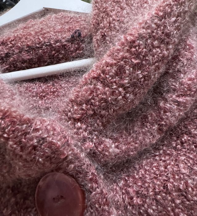 Pardesiu lână extrafină și mohair Made in Italy, mărime 42.