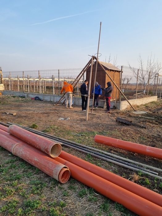 Foraje puturi prelungiri piloni denisipari