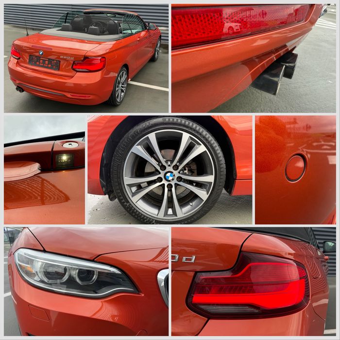 BMW Seria 2 F23 cabrio 220d 190 CP Euro6 B47 Automat Xenon Piele Jante