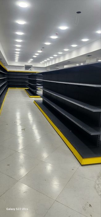 Polka stelajlar magazinlar uchun