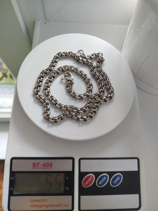Продам серебряную цепь " Bismarck"