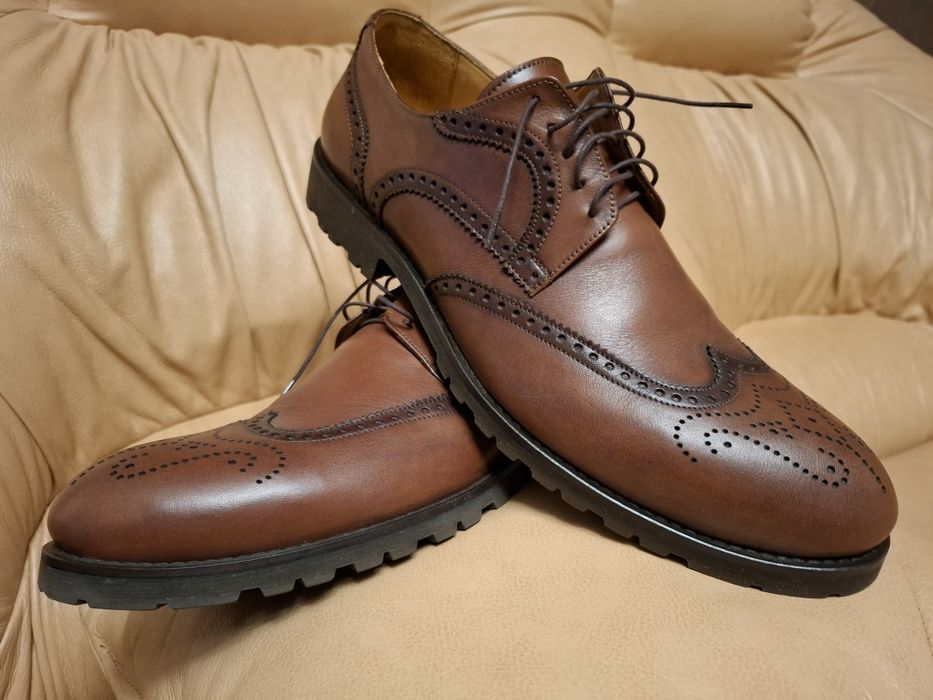 Pantofi piele maro 45 Fraterno