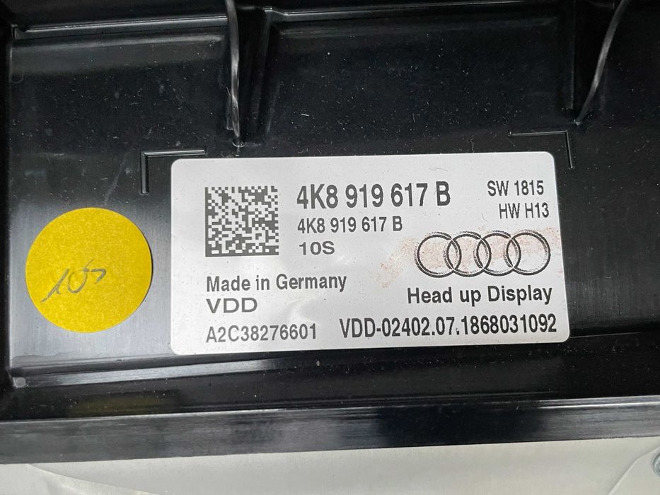 HUD Head up display Audi A6 C8 - A7 4K cod 4K8919617B