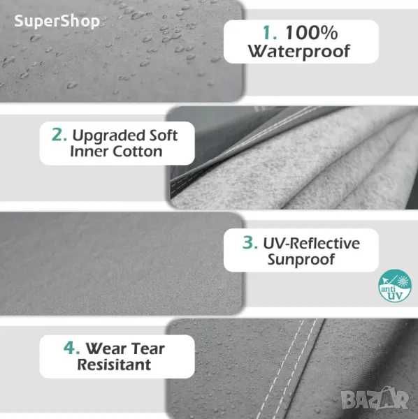 ВАТИРАНО Здраво покривало за кола автомобил коли с цип и ластик