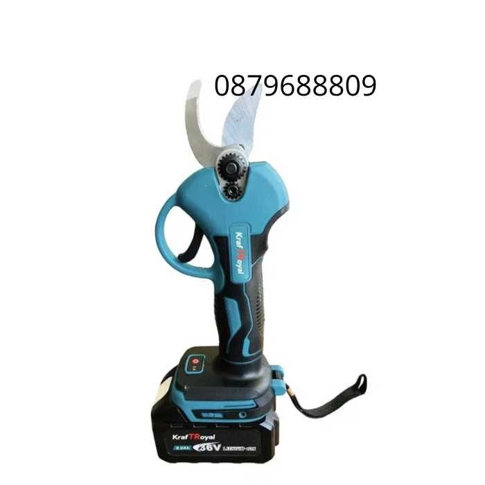 2вl Акумулаторна Безчеткова Лозарска Ножица и Резачка 36V 8AH