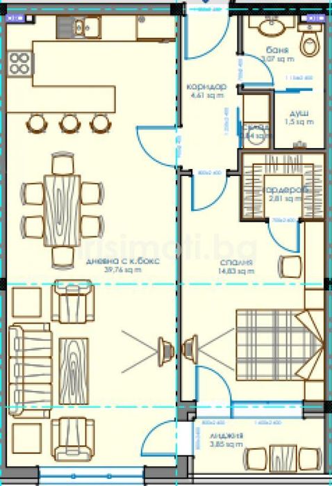 Продава се Двустаен апартамент в София, Витоша - 89 кв.м за 1444 €/кв.м - Снимка #6