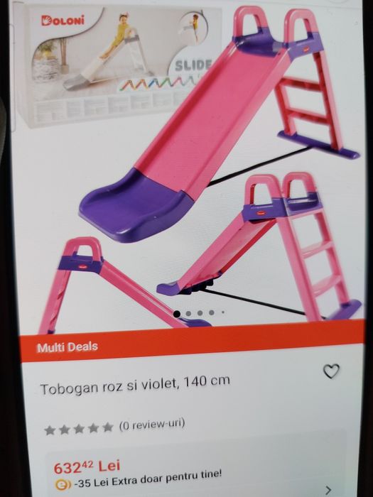 Tobogan roz cu mov