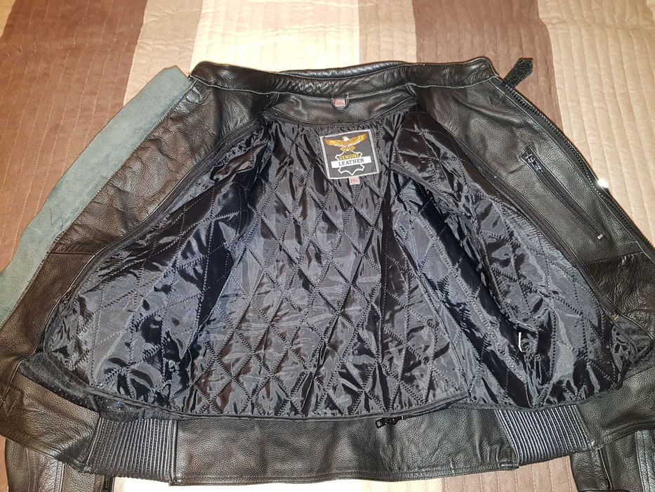 Geaca Moto din Piele naturala Rush-M 2XL ( Strada , Touring )