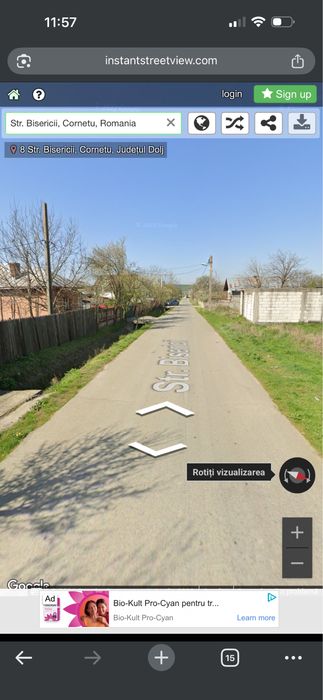 TEREN DE VÂNZARE  500 mp intravilan!