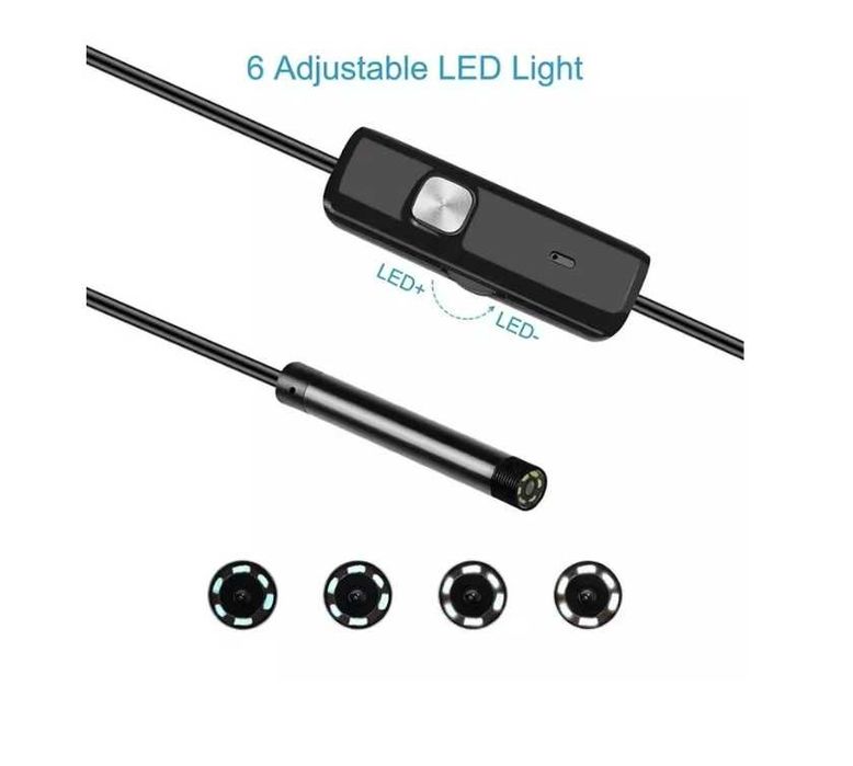 Ендоскоп камера за телефон лаптоп компютър Android с 2.5м кабел