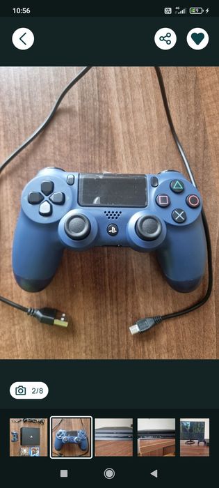 Vând sau schimb PS 4 Pro+Controller+GTA V,FC24-1TB