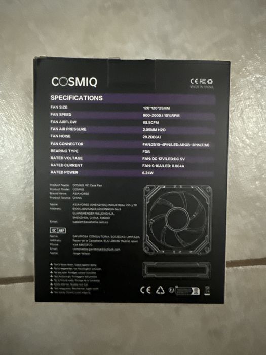 Ventilator PC Carcasa Cooler ARGB PWM Asiahorse TZMRIT - diferite mod