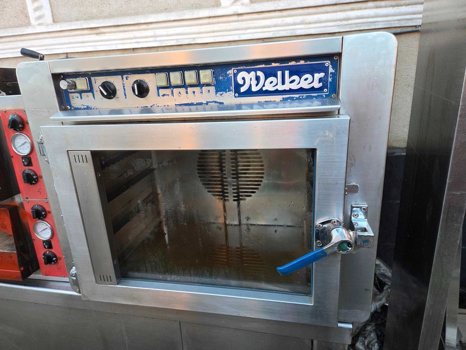 Cuptor convectie, Aragaz cu 4-6 ochiuri, electric sau gaz, cu banc in