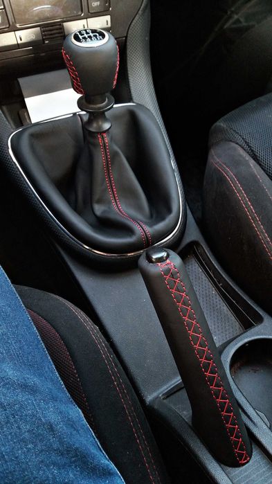 Imbracare/Tapitare nuca, manson schimbator, volan (piele naturala)