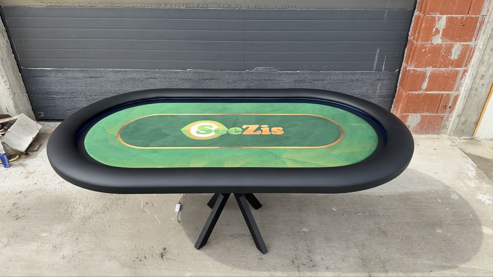 Mese poker cu felt interschimbabil rapid CustomTables.eu capac lemn