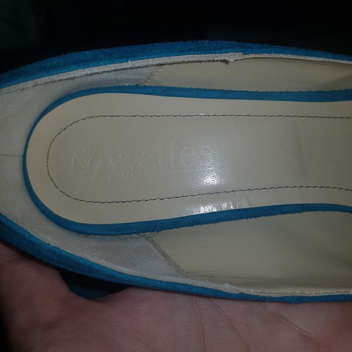 Pantofi piele întoarsă naturală