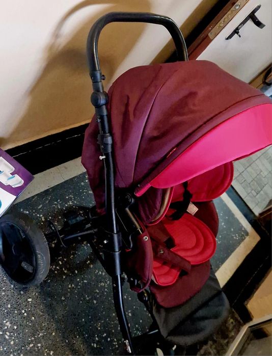 бебешка количка buba 3в1, пълен комплект