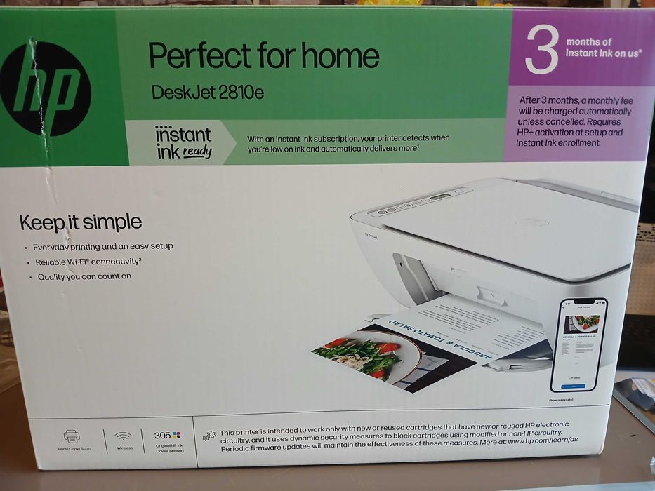 Imprimanta HP DeskJet 2810e All-in-One, Wireless