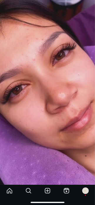 Наращивание ресницы