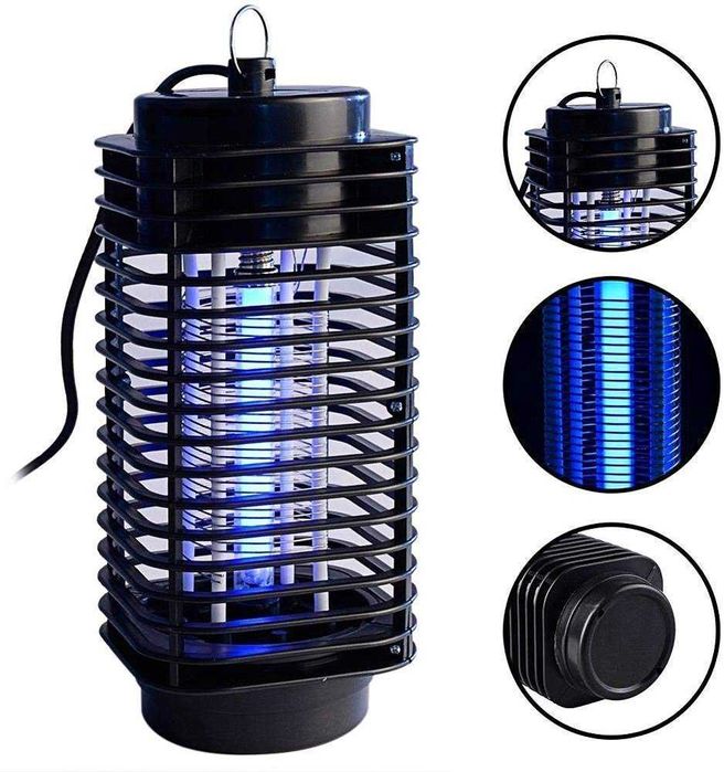 Електрическа ултравиолетова лампа против комари,мухи,къмпинг,риболов