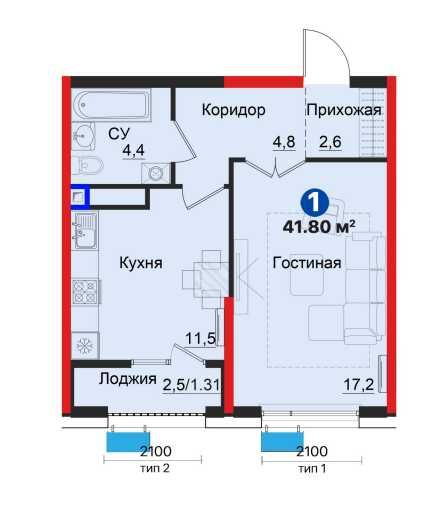 Метро Янгиабад! Скидка 15% на 2-комнатную квартиру КОМПЛЕКС СДАН