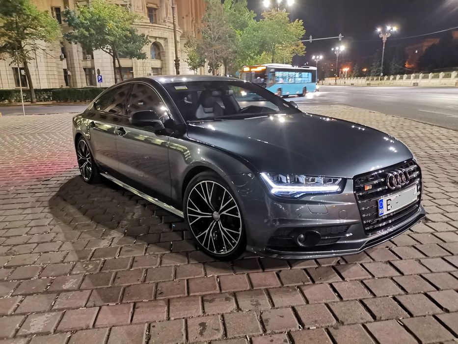 Audi A7 Sportback Audi A7 BiTdi 320cp ,3x Sline,cam360, carlig,webasto+multe optiuni