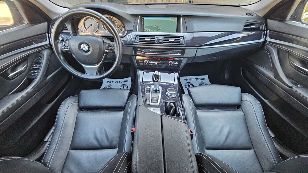 BMW 520d F10 LCI 2.0d 190cp 06.2015 Steptronic / Bixenon NAVI Mare Piele / TOP