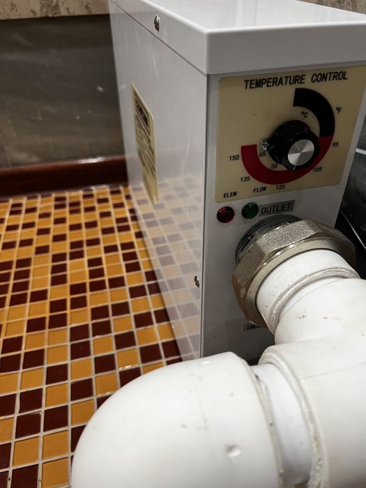 Обогреватель для бассейна в комплекте новый