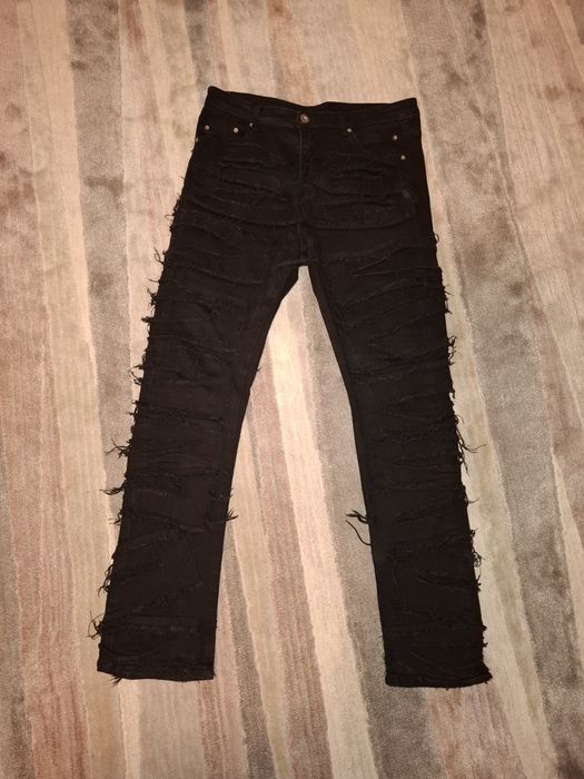 Blugi Rick Owens Thrashed Tyrone Waxed