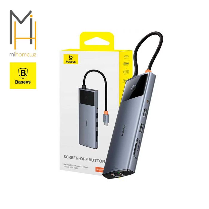 Baseus USB HUB 10 в 1 (BS-OH084)