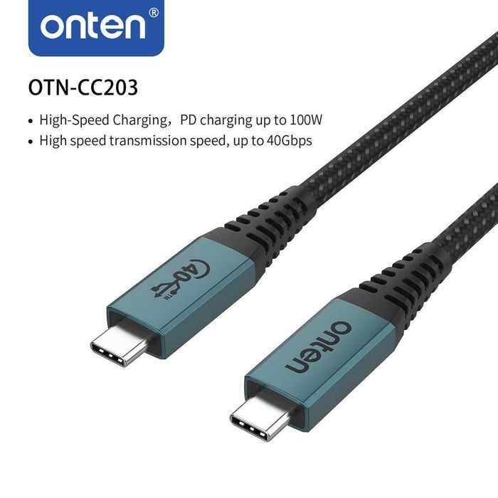 кабель USB4 40 Гбит/с Onten OTN-CC 203 2M