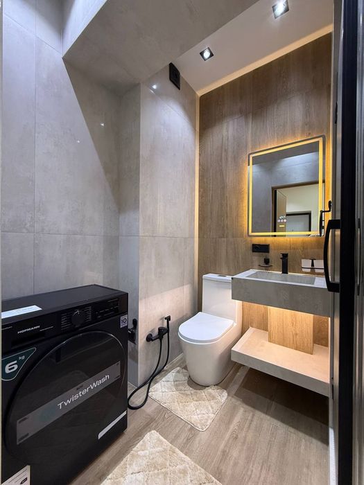 ЖК Nukus Avenue, укомплектованая 3х комнатная квартира 70м² с балконом