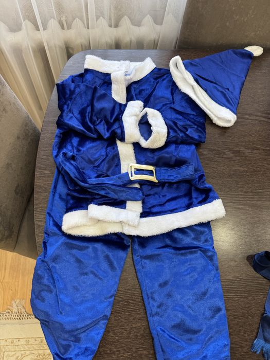 Костюм деда мороза синий