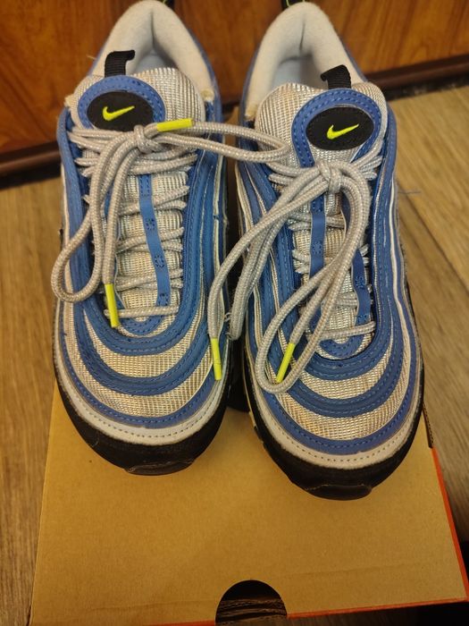 NIKE  сини с връзки