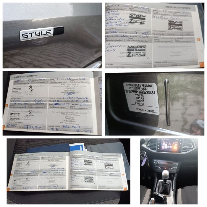 Peugeot 308 Style 2016 Euro 6 Hatchback Benzina 120 cp 6+ 1 trepte 154000 Km Reali Carte Service / Rdw