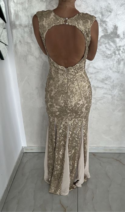Rochie de seara aurie