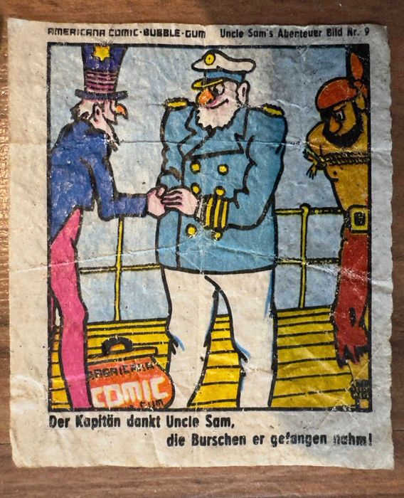 Картинки от дъвки Uncle Sam Americanа Comic Комикс