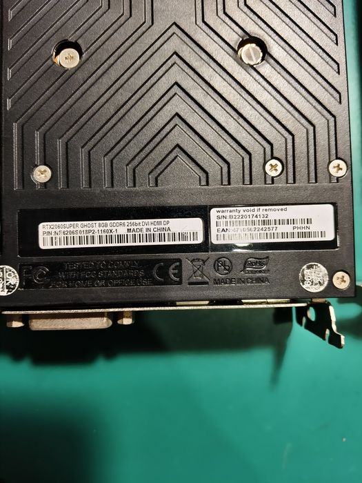 Видеокарта Palit RTX 2060 Super 8 гиг.