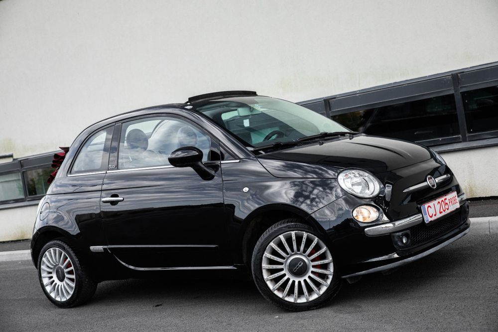 Fiat 500/ 1.2 benzina / cabrio/ decapotabil/ climatronic / posibilitate Rate