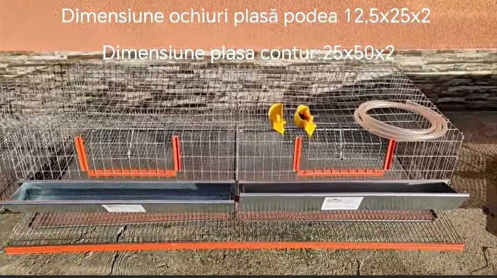Cușca pentru prepelițe 80 de capete
