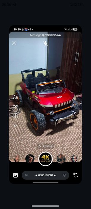 O'yinchoq jeep mashina