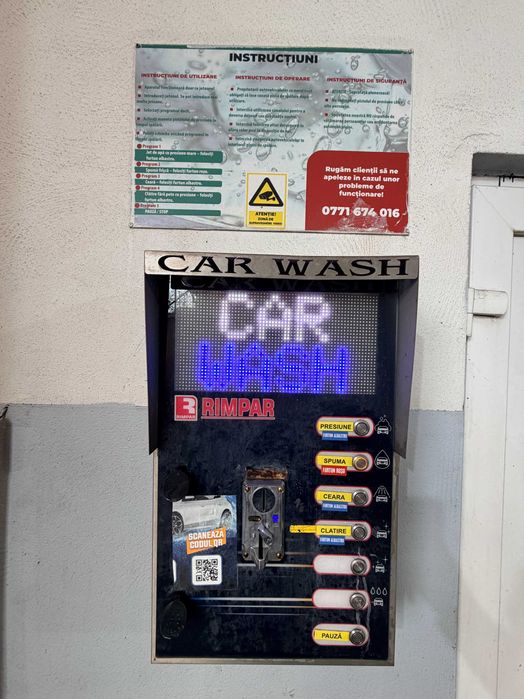 Spălătorie auto self-service de vânzare în Oradea – afacere la cheie