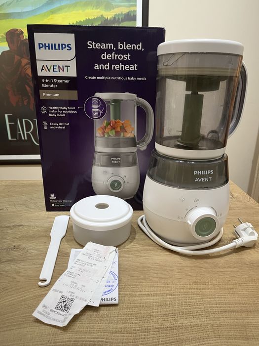 Philips Avent 4 in 1 за приготвяне на бебешка храна на пара