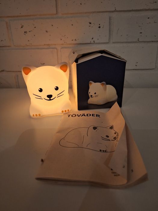 Ikea нощна лампа котка