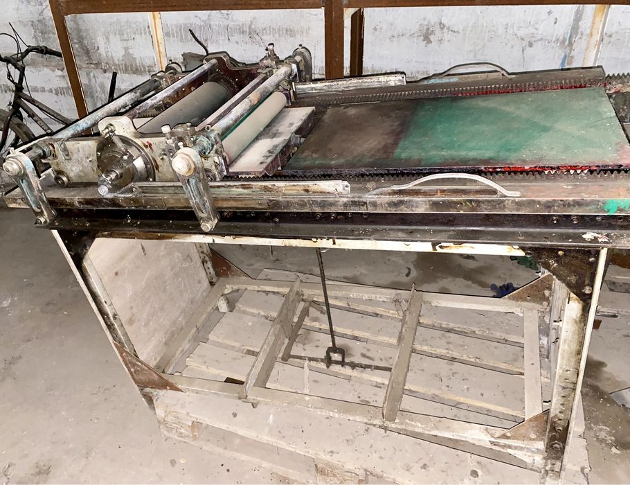 Типографская машина механическая