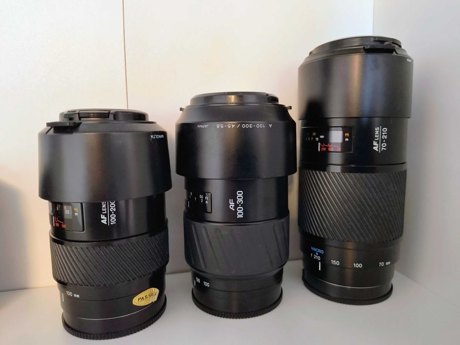 Set de obiective originale Minolta AF