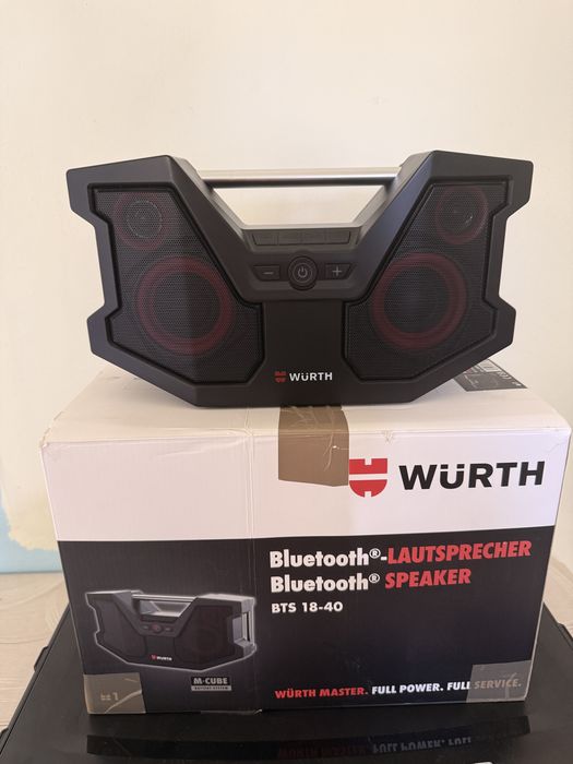 Radio de Santier Original Wurth Master BTS 18-40  cu Bluetooth, USB si Aux in