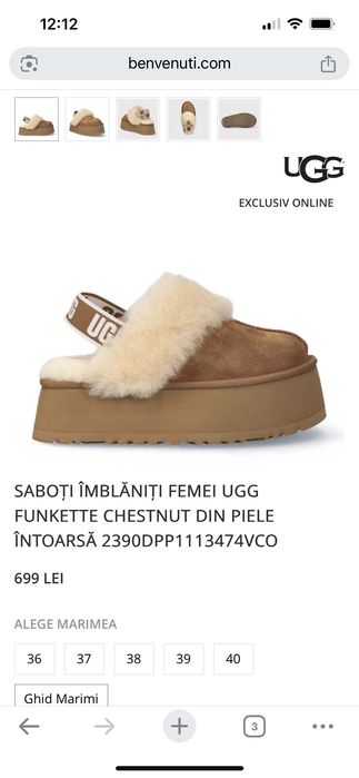 Saboții UGG , NOU 38