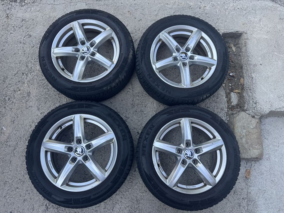 Джанти 16 5х112 Brock със зимни гуми Nexen 205/55/16