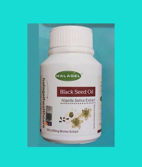 Тмин Черный Масло HALAGEL Малайзия Эфиопское элитное капсулах